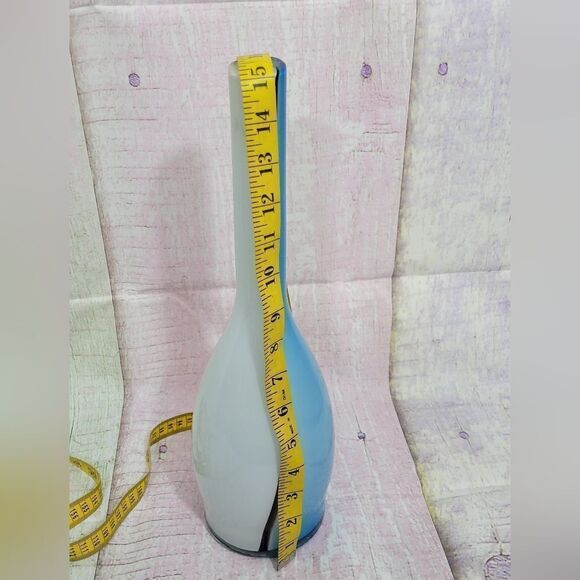 Blue and White Modern Contemporary Vase - Picture 6 of 9